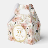 Aquarelle rose clair rayonnant Ballotins d'anniver (Verso)