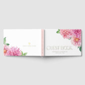 Aquarelle rose Dahlia Fleurs Printemps Mariage (Complet)