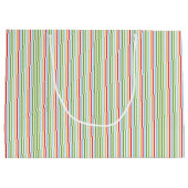 Aquarelle rose Digital Peint Fleurs Sac cadeau (Dos)