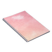 Aquarelle rose douce Carnet dégradé (Côté Droit)