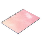 Aquarelle rose douce Carnet dégradé (Côté gauche)