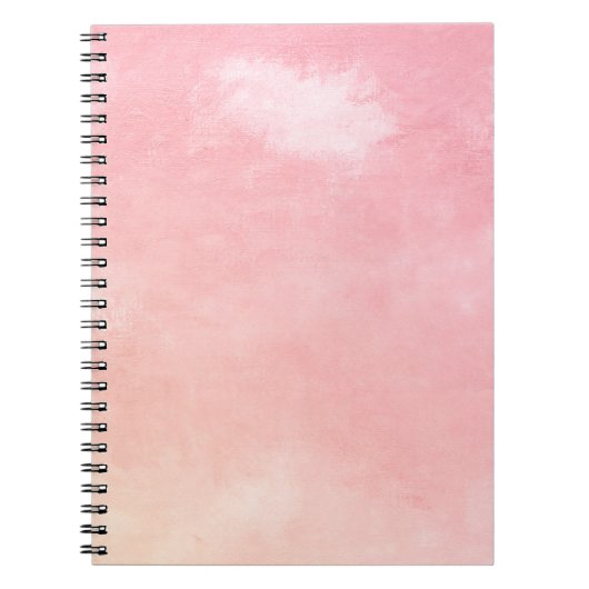 Aquarelle rose douce Carnet dégradé (Devant)
