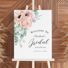 Aquarelle rose douce Fête des mariées florale fill