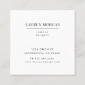 Aquarelle rose et or faux Carte de visite (Dos)