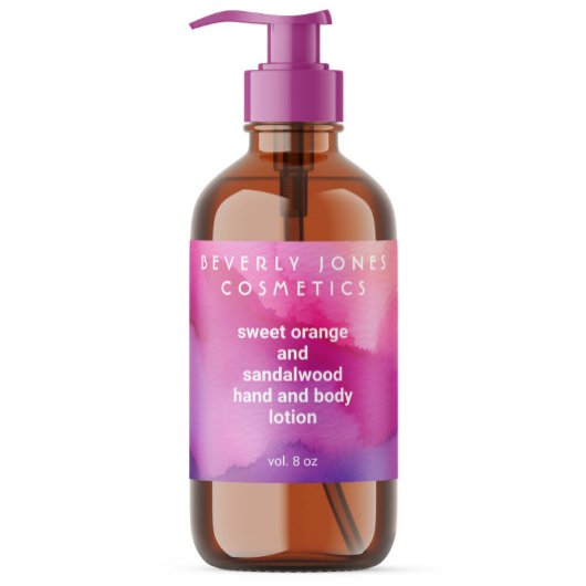 Aquarelle rose et violet Étiquette Cosmétiques