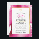 Aquarelle rose étoile bat mitzvah invitation SHIRA<br><div class="desc">par kat massard >>> kat@simplysweetPAPERIE.com << - - - - - - - - - - - - - - - - - - - - - - - - - - - - - - - - - - - - - - - - - - - - -...</div>