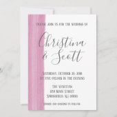 Aquarelle rose Faire-part de mariage (Devant)