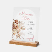 Aquarelle rose Fleur sauvage Floral Mimosa (Angle)