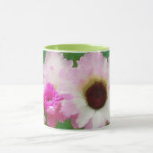 Aquarelle rose Fleurs Art Mug Cup (Centre)