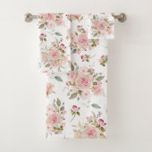 Aquarelle Rose Fleurs Motif Floral (En situation)