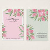 Aquarelle rose Floral Floral (Devant & derrière)