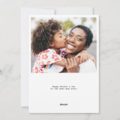 aquarelle rose floral joyeux carte mère (Dos)