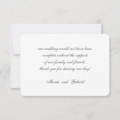 Aquarelle rose florale merci. Carte Florale (Dos)