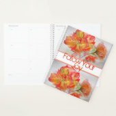 Aquarelle rose Florale Orange Suivez votre joie (Devant avec enveloppe)