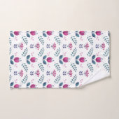 Aquarelle rose florale Tulip (Serviette à main)