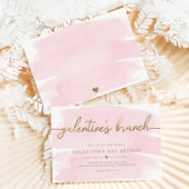 Aquarelle rose Galentine's Day Invitation