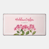 Aquarelle rose Hydrangée Lacecaps Illustration (Recto)