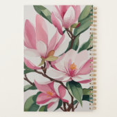 Aquarelle rose Magnolia Art moderne (Dos)