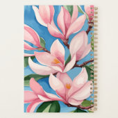 Aquarelle rose Magnolia Art moderne (Dos)