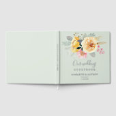 Aquarelle rose Mariage de script Floral Argent (Complet)