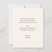 Aquarelle rose Merci floral (Dos)