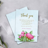 Aquarelle rose Merci Floral