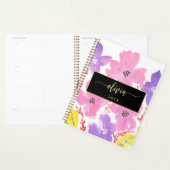 Aquarelle rose moderne chic Floral 2025 (Devant avec enveloppe)