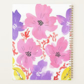 Aquarelle rose moderne chic Floral 2025 (Dos)