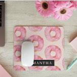 Aquarelle rose moderne Motif avec nom<br><div class="desc">Aquarelle rose moderne Motif avec nom</div>