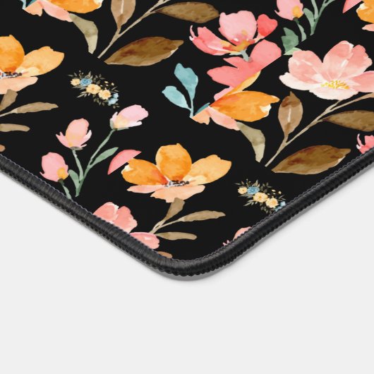 Aquarelle rose monogramme (Coin)