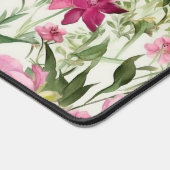 Aquarelle rose motif floral Nom personnalisé (Coin)