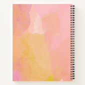 Aquarelle rose or Customisé Journal de reconnaissa (Dos)