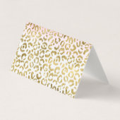 Aquarelle rose or Leopard Merci (Back)