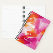 Aquarelle Rose Orange (Devant avec enveloppe)