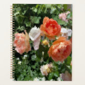 Aquarelle Rose orange (Devant)