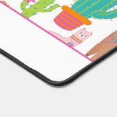 Aquarelle rose pâle Llama (Coin)