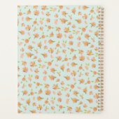 Aquarelle rose pâle Motif Floral Mint (Dos)