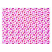 Aquarelle rose pâle nappe à fleurs florales (Devant (Horizontal))