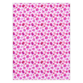 Aquarelle rose pâle nappe à fleurs florales (Devant)