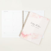 Aquarelle rose pâle Note de l'artiste de maquillag (Devant avec enveloppe)