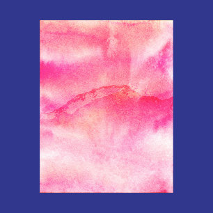 Aquarelle rose Papier Abstrait pour album