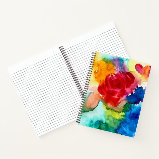 Aquarelle rose pavot art carnet de fleurs (Intérieur)