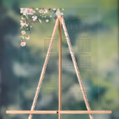 Aquarelle rose Pêche Réception Florale Siège (Neutre)