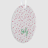 Aquarelle rose Pois NOM PHOTO Sweet Preppy (devant)