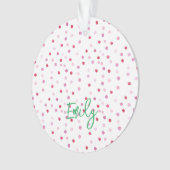 Aquarelle rose Pois NOM PHOTO Sweet Preppy (devant)