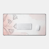 Aquarelle rose romantique Floral (Clavier et souris)