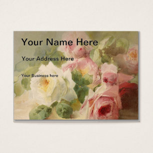 Aquarelle rose victorienne vintage