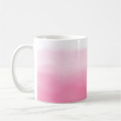 Aquarelle rose vif Ombre Mug (Gauche)
