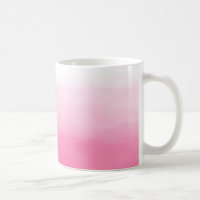 Aquarelle rose vif Ombre Mug