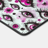 Aquarelle rose yeux et cils (Coin)